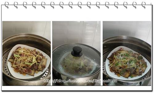 白辣椒蒸双腊的做法