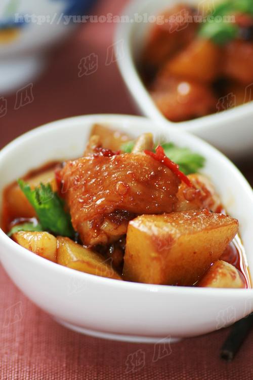 佛手瓜烧鸡翅的做法