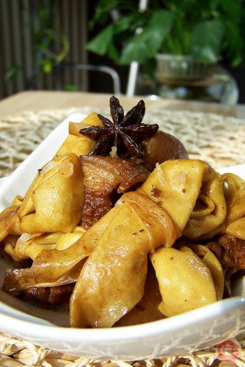 干豆腐红烧肉的做法