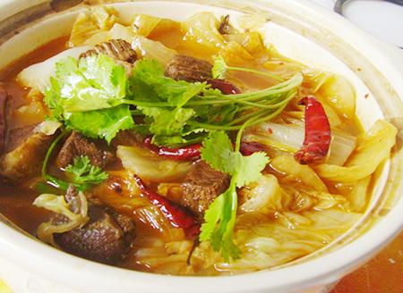 牛肉白菜煲的做法
