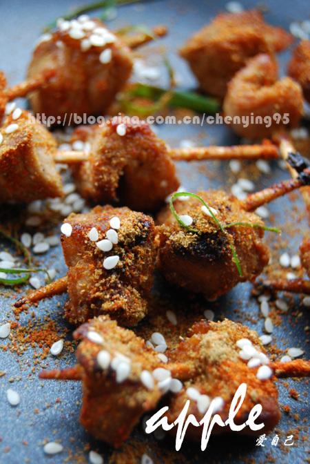 香煎肉串的做法