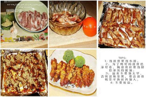 蒜蓉排骨的做法