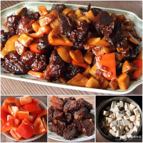 牛肉粒干煸杏鲍菇的做法