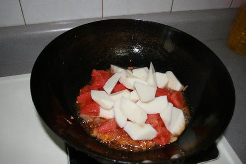 山药西红柿烧豆腐的做法