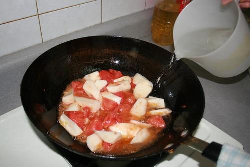 山药西红柿烧豆腐的做法