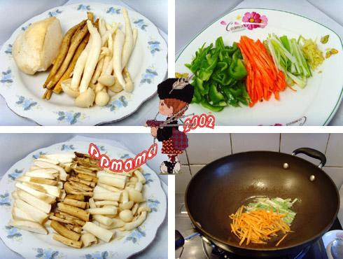 素炒蘑菇的做法