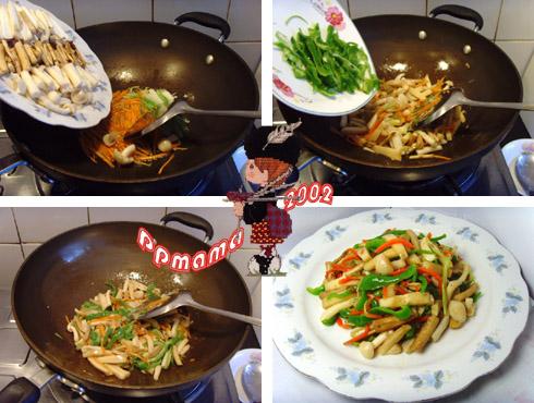 素炒蘑菇的做法