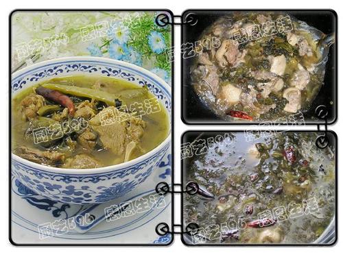 酸菜老鸭煲的做法