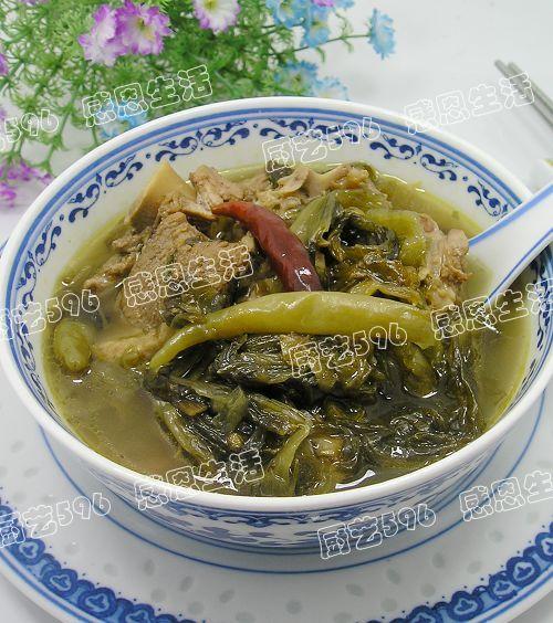 酸菜老鸭煲的做法