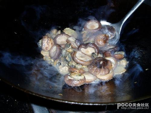 花菇蚝豉扒生菜的做法