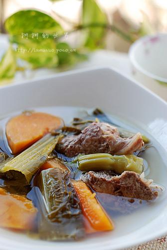 大芥菜番薯汤的做法