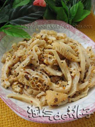 红油金钱肚的做法