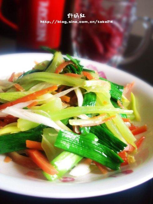 素炒野鸡红的做法
