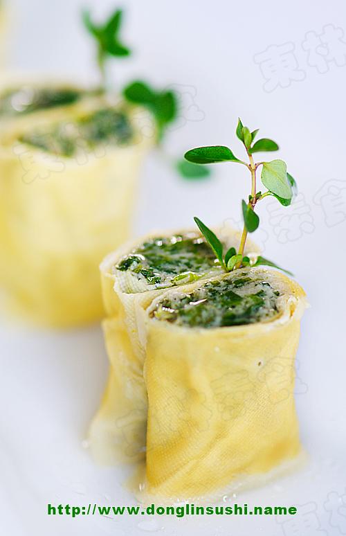 荠菜百叶包的做法