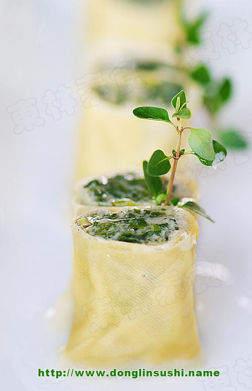 荠菜百叶包的做法