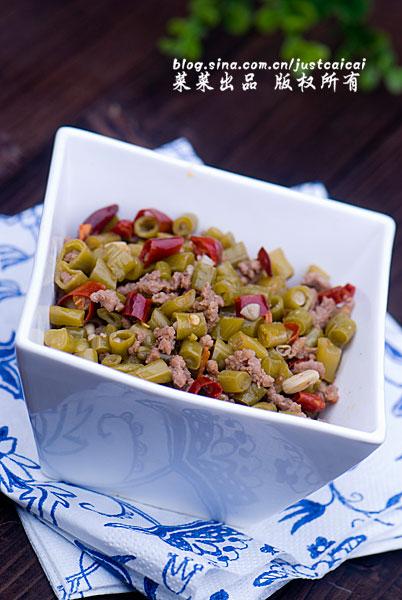 肉沫酸豆角的做法