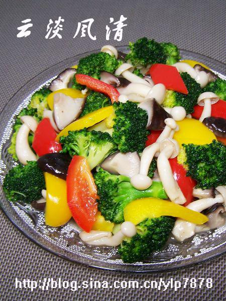 五色鲜蔬的做法