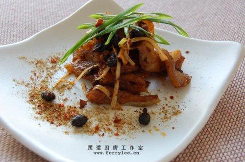 老干妈豆豉羊板筋的做法