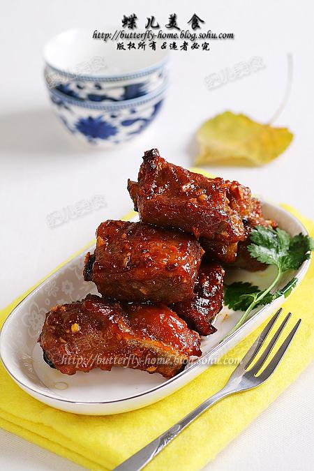 蒜蓉叉烧排骨的做法