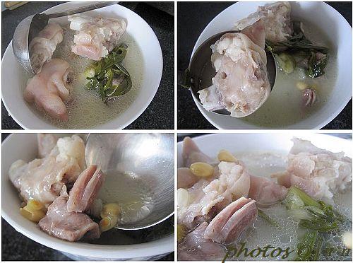 黄豆猪脚煲的做法