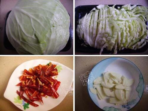 爆炒包菜的做法