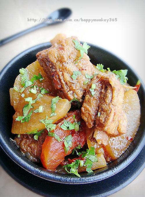 乱炖排骨的做法