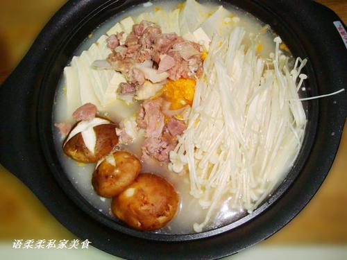 豆腐肥牛锅的做法