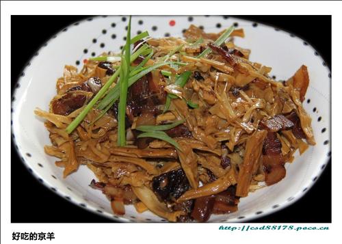 熏笋炒腊肉的做法