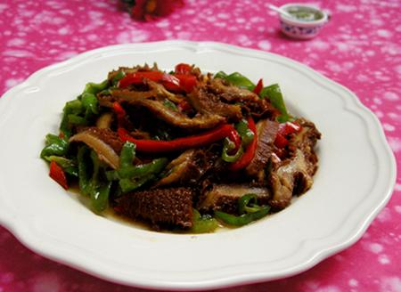 青椒炒牛肚的做法