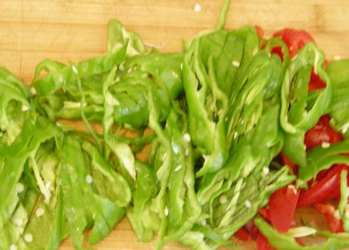 青椒炒牛肚的做法