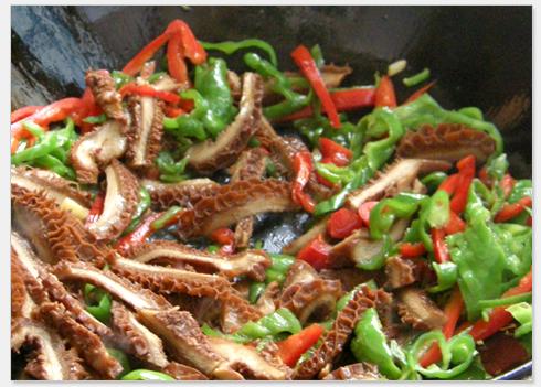 青椒炒牛肚的做法