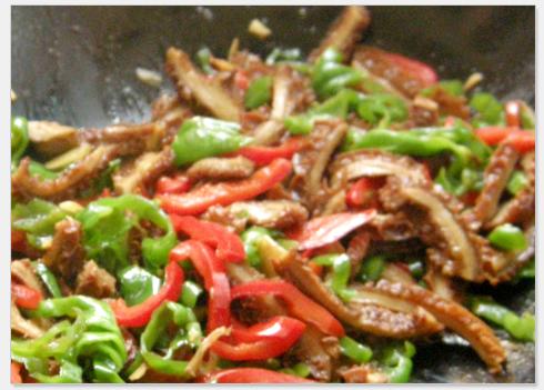 青椒炒牛肚的做法