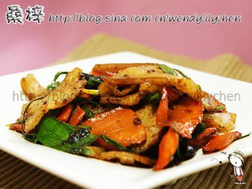 老干妈酱炒肉的做法