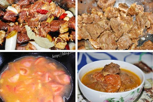 电高压锅西红柿牛腩+红烧牛肉面的做法