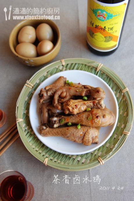 茶香卤水鸡的做法