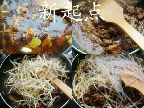 排骨烩豆芽的做法