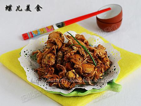干炸小螃蟹的做法