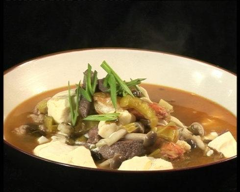 荤豆花和羊肉南瓜酪的做法