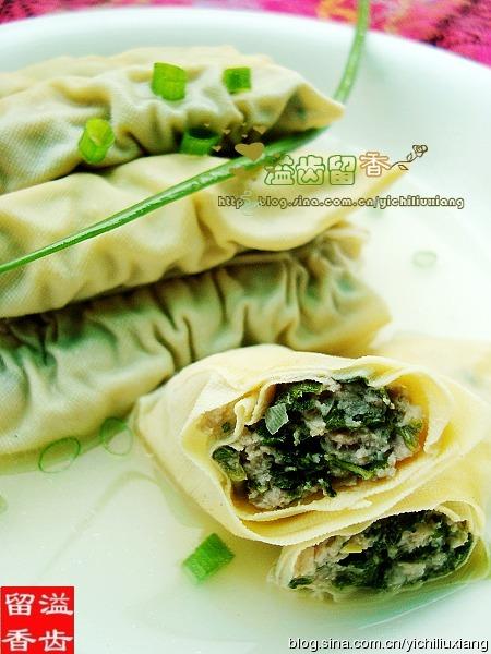 千张野菜包的做法