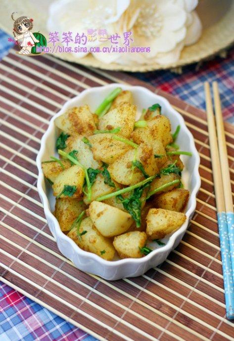 韩式烧烤味土豆+菜饭的做法