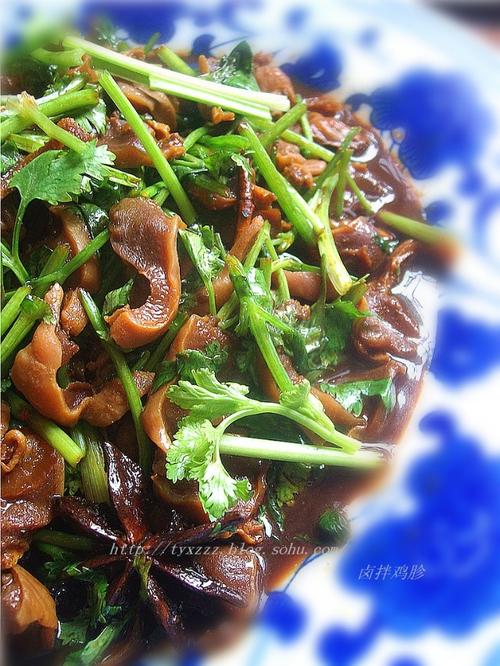 卤拌鸡胗的做法