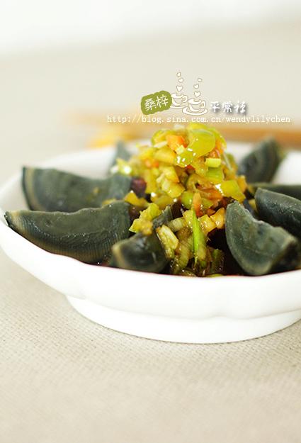 凉拌皮蛋的做法