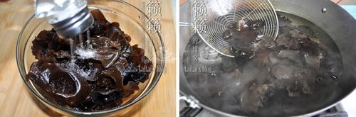醋椒黑木耳的做法