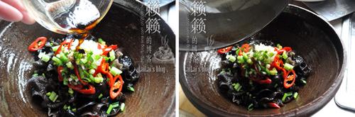 醋椒黑木耳的做法