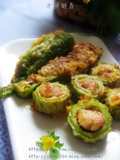 扳指苦瓜的做法