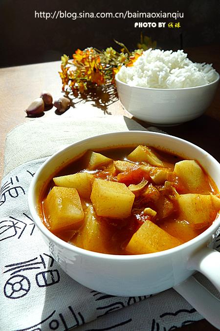 番茄烩土豆的做法