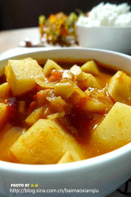 番茄烩土豆的做法