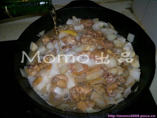洋葱啤酒鸡的做法