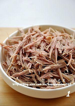 双椒鸭丝的做法