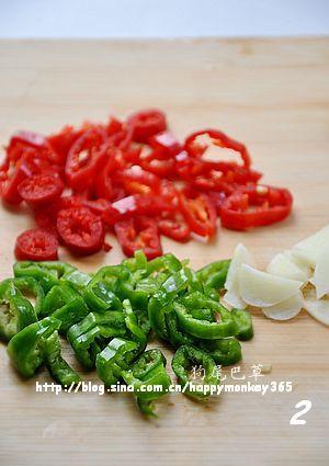 双椒鸭丝的做法